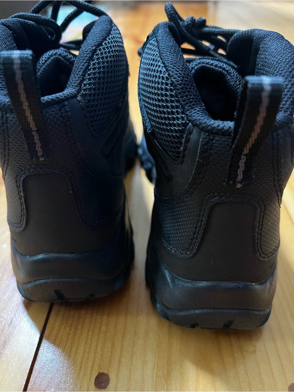 New Mens Columbia Newton Ridge Waterproof Black Hiking Sport Boot. SZ 9.5 - Picture 4 of 6